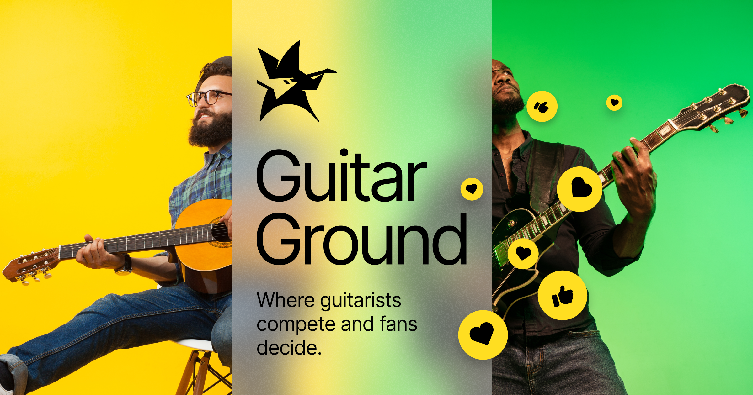 Guitar Ground - Main screenshot showing features and interface