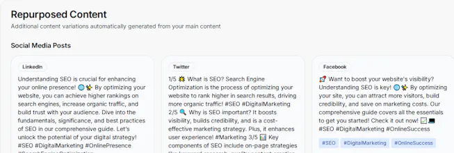 AI Generator Blogs, Emails, Social, More gallery image