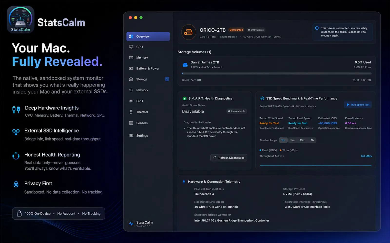 StatsCalm screenshot 3