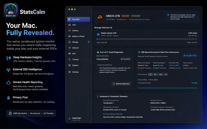 StatsCalm screenshot 3
