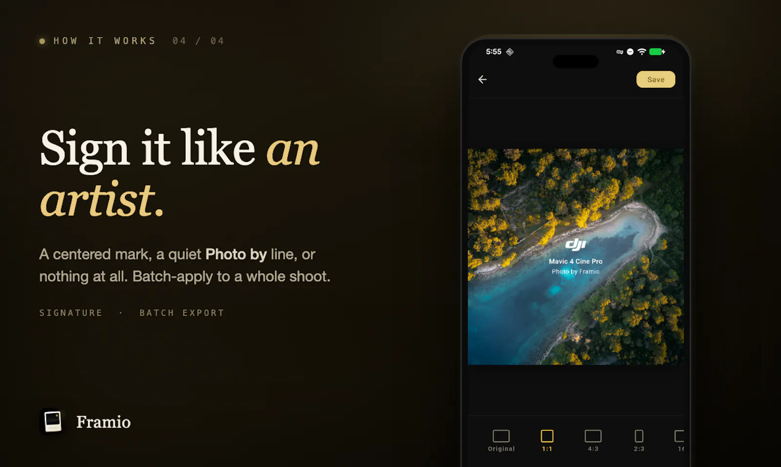 Framio — EXIF Photo Frames screenshot 5
