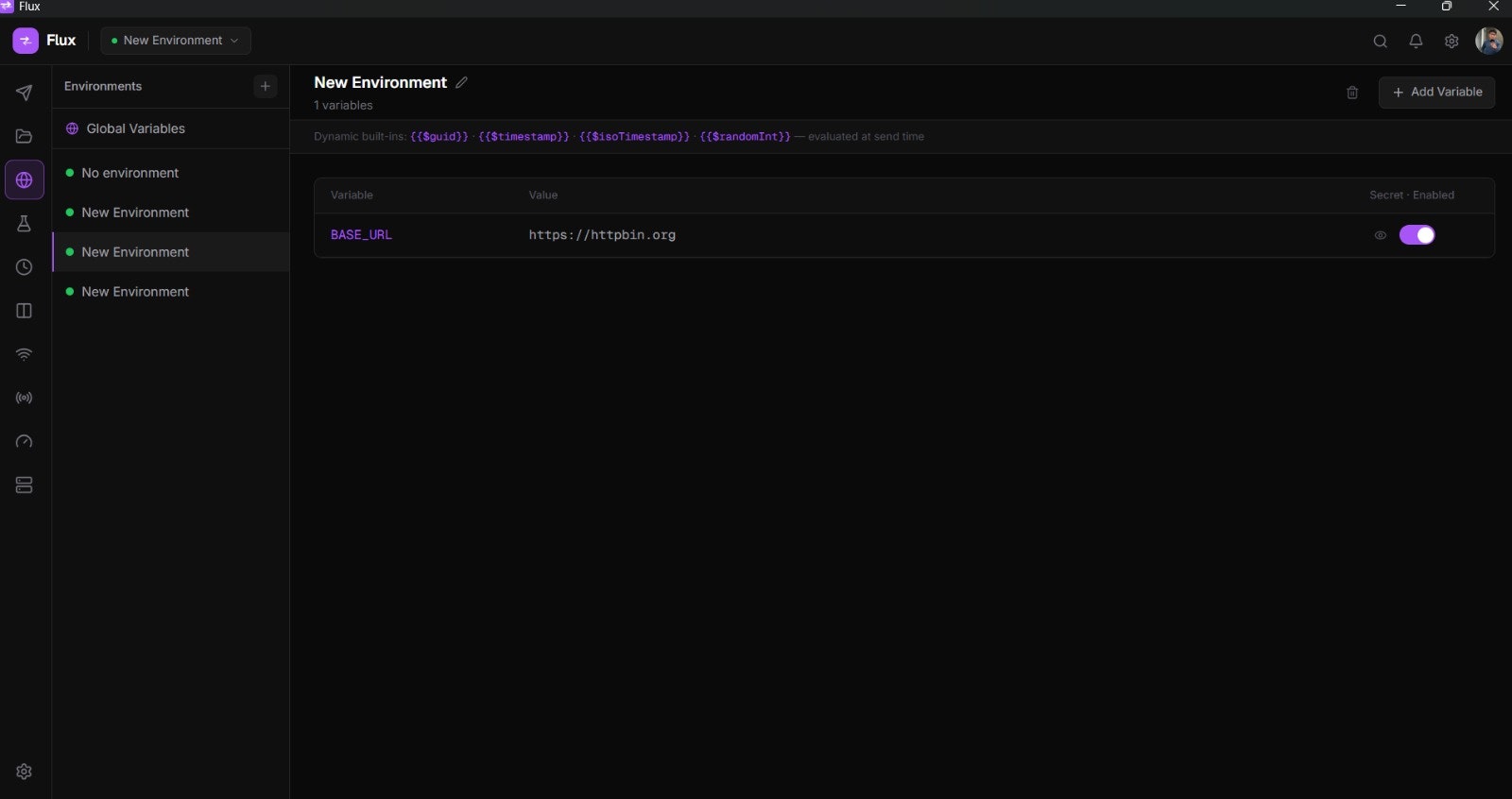 Flux, Modern API Client gallery image