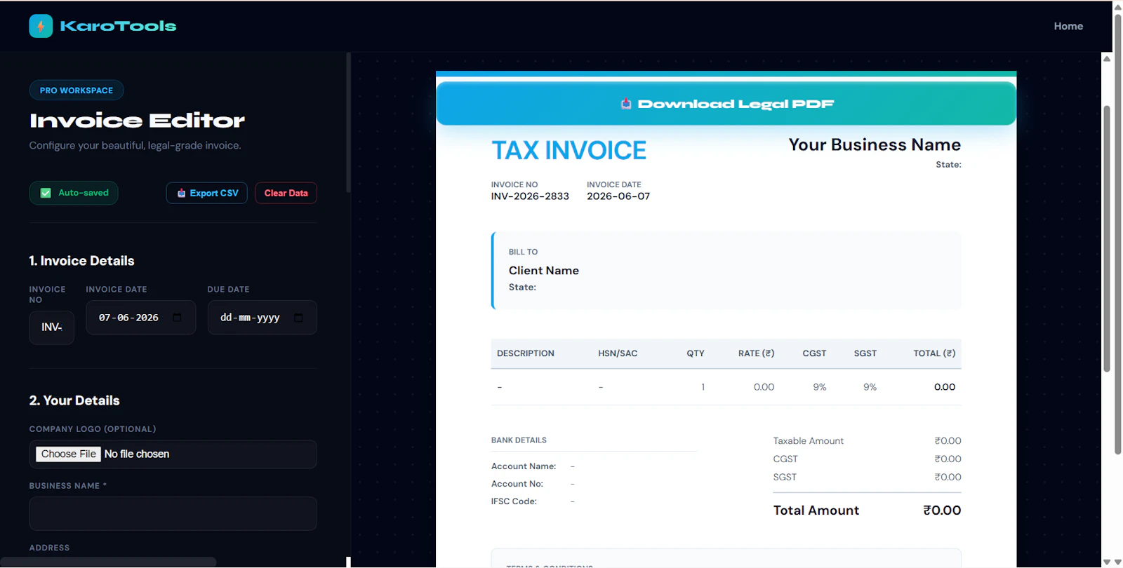 KaroTools screenshot 2