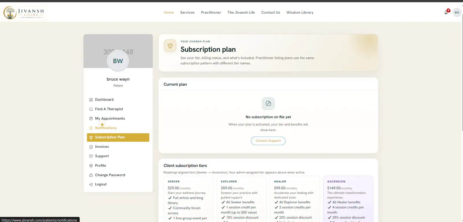 Jiivansh  Telehealth & Therapy  Platform screenshot 6