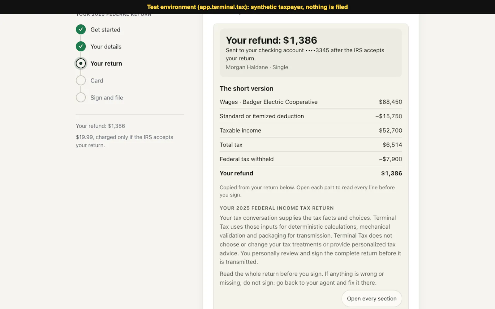 Terminal Tax screenshot 4
