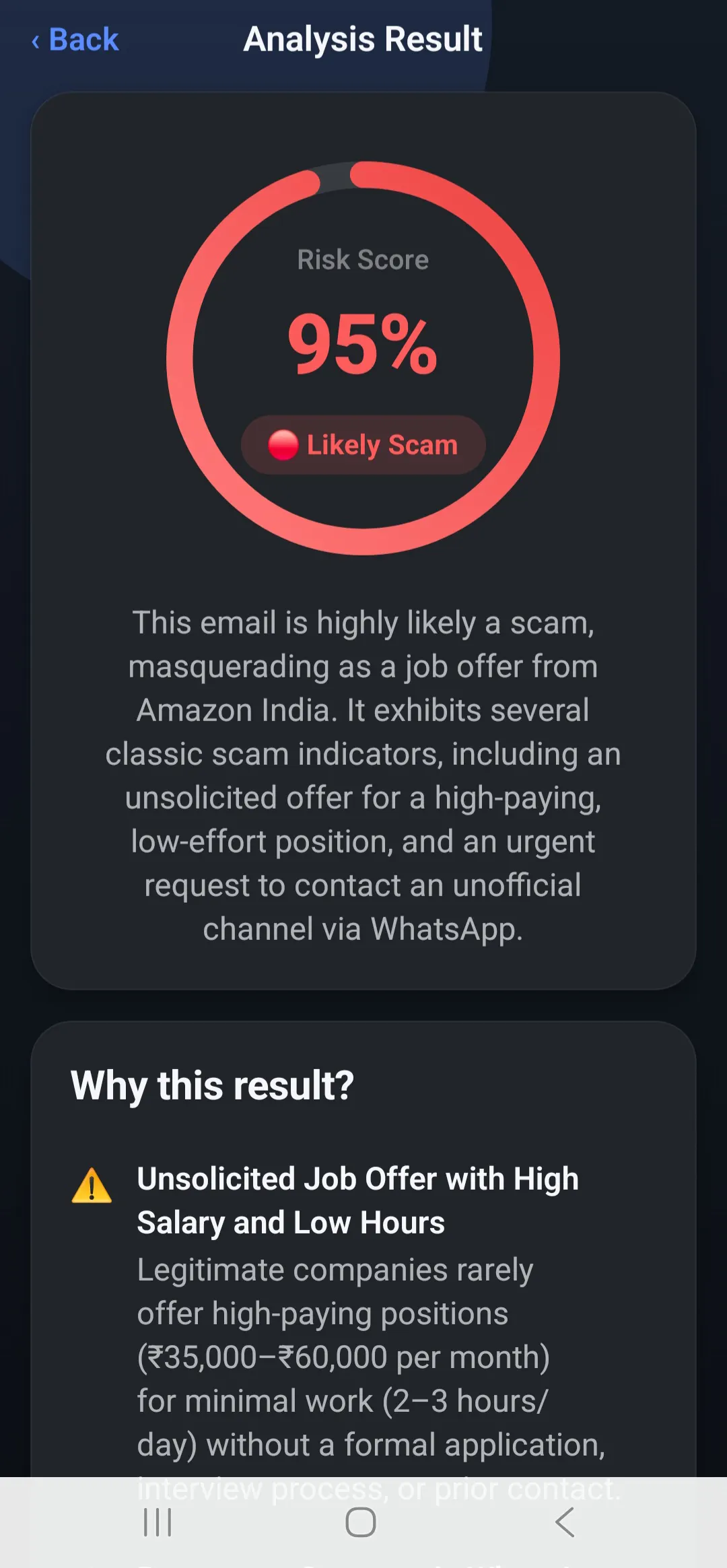 ScamLens: AI Scam Detector gallery image