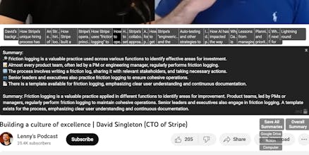 Youtube Chapter Summary Chrome Extension gallery image