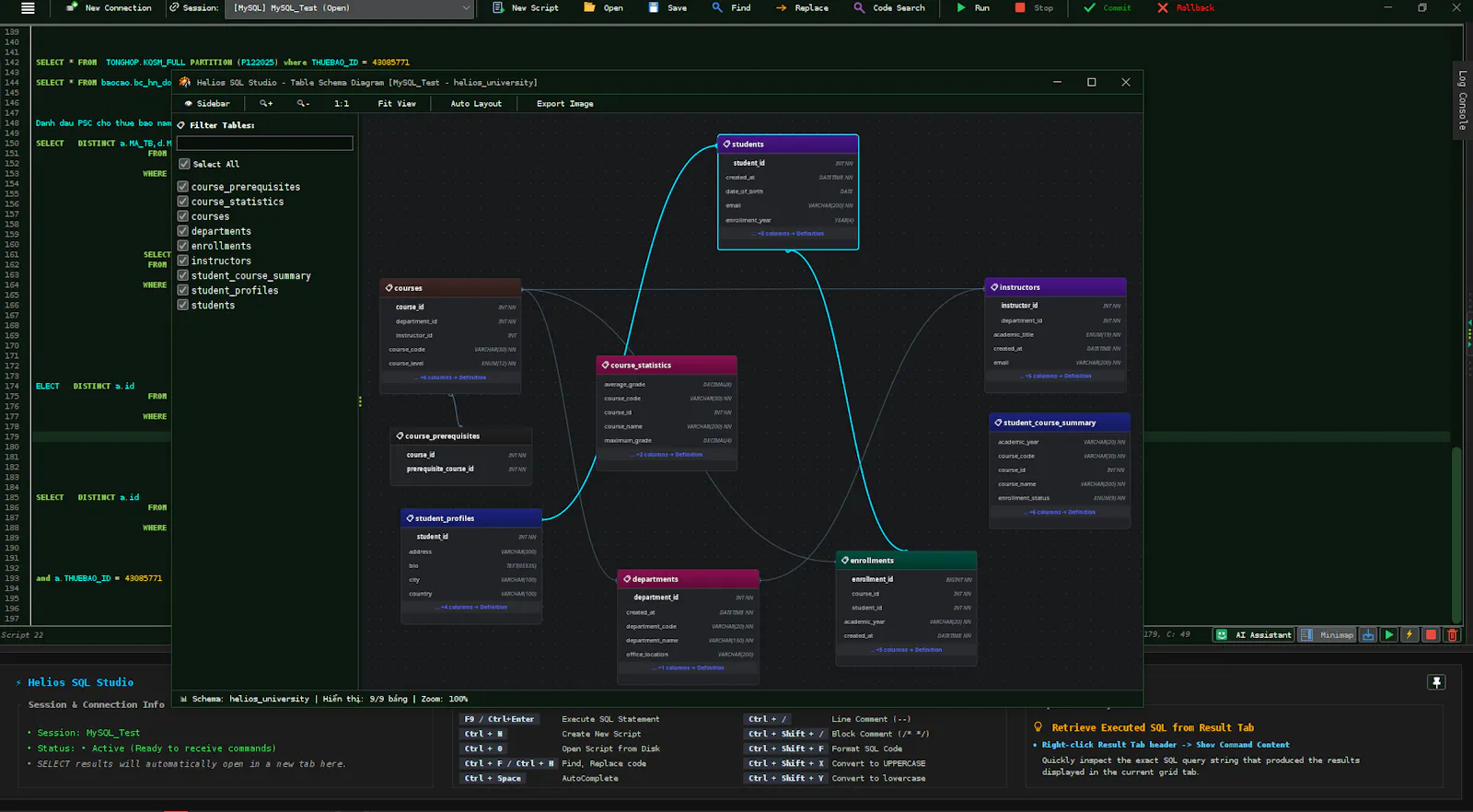 Helios SQL Studio screenshot 6