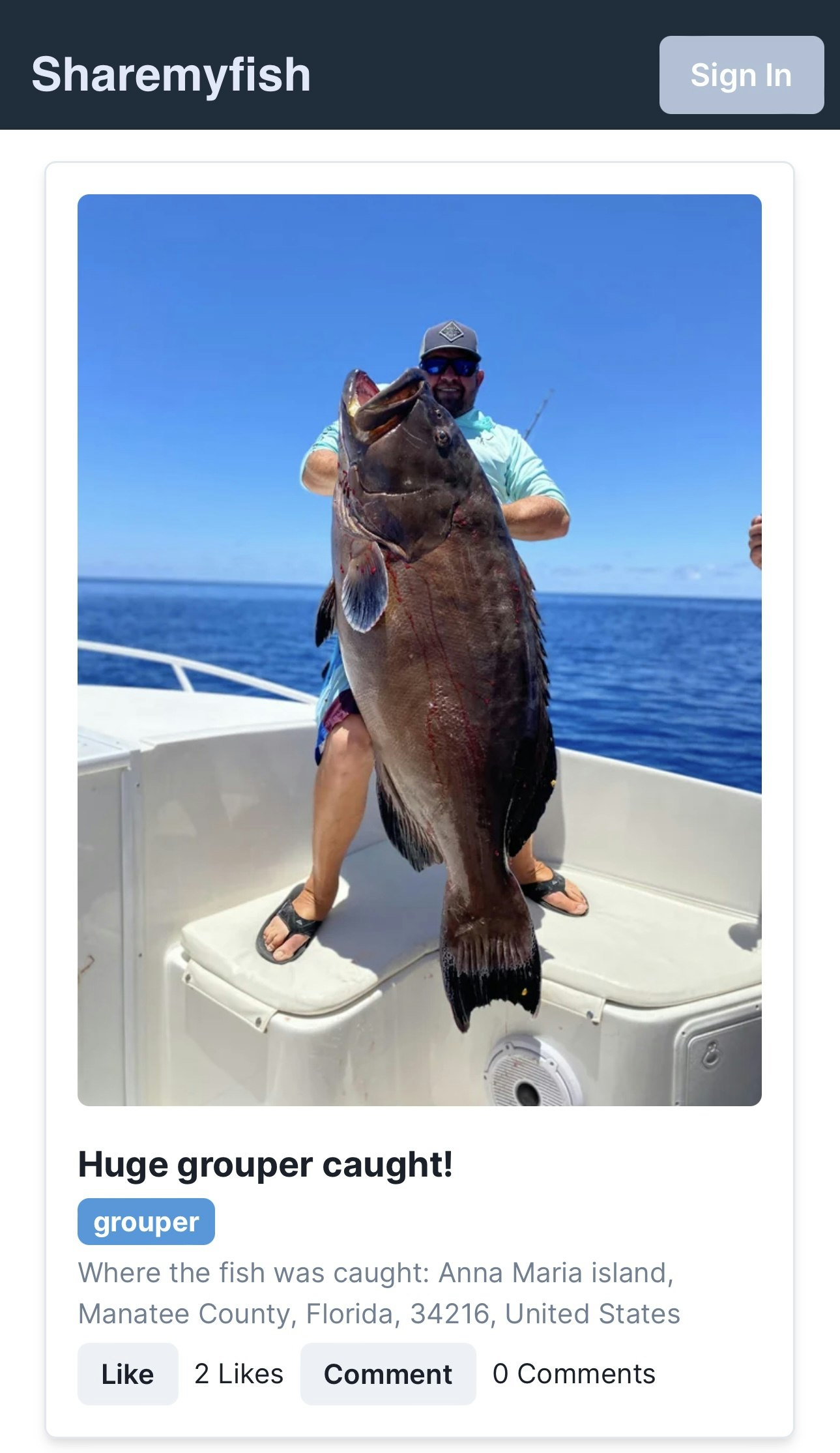 Sharemyfish - Share your fishing pics media 1