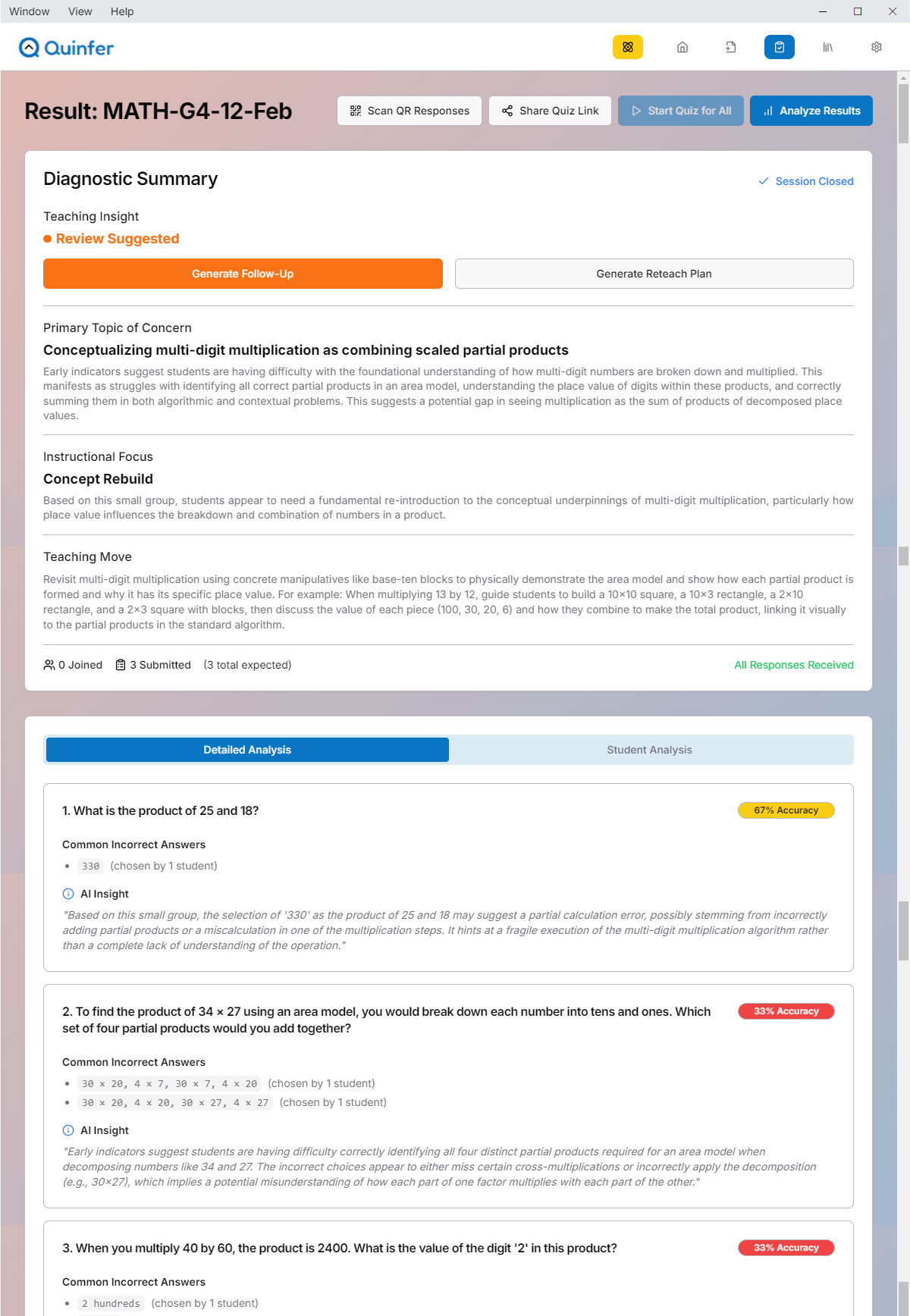 Quinfer - Main product screenshot demonstrating key features and user interface