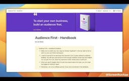 Audience First - Handbook media 1