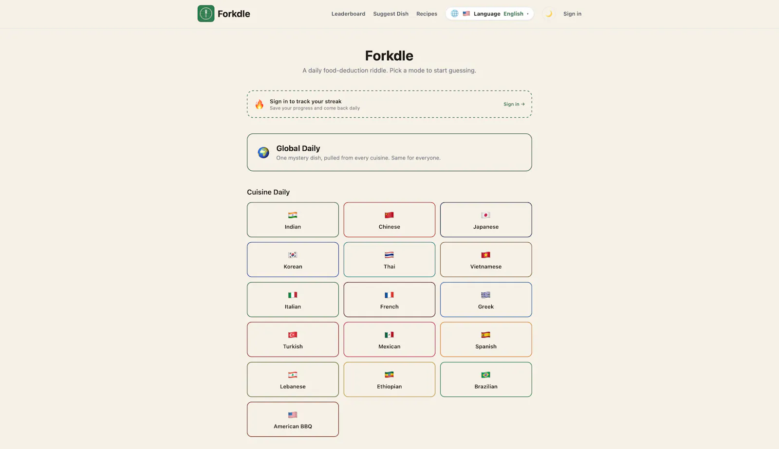 Forkdle screenshot 3