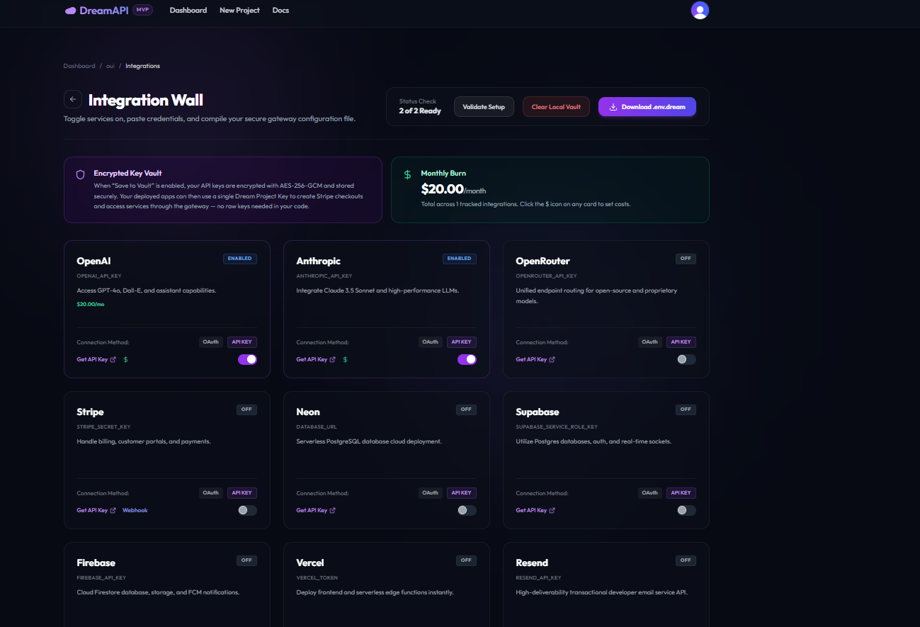 DreamAPI gallery image