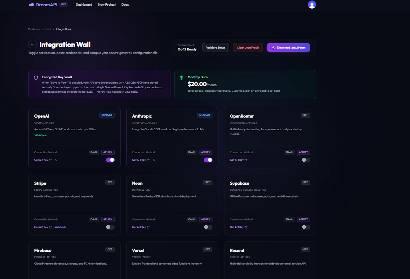 DreamAPI screenshot 4