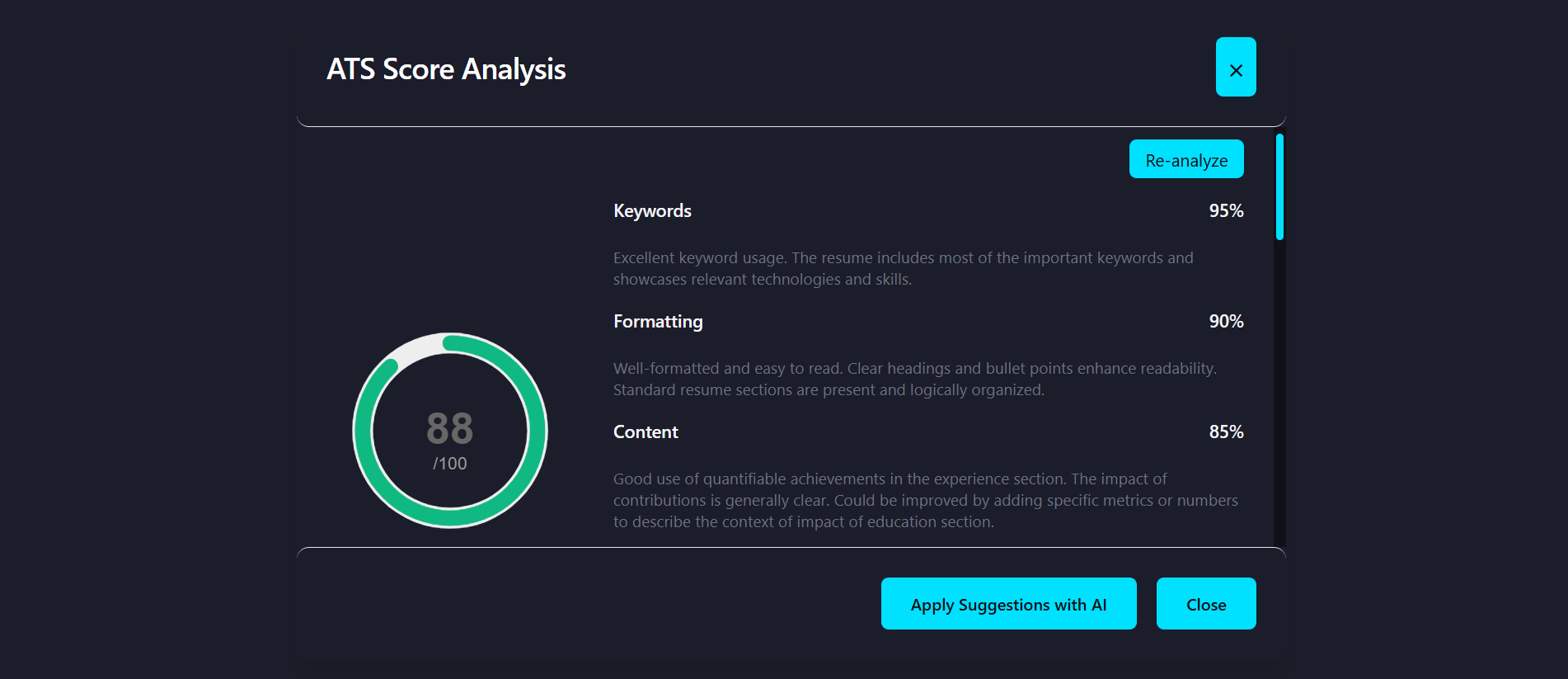 Free ATS Resume Builder gallery image