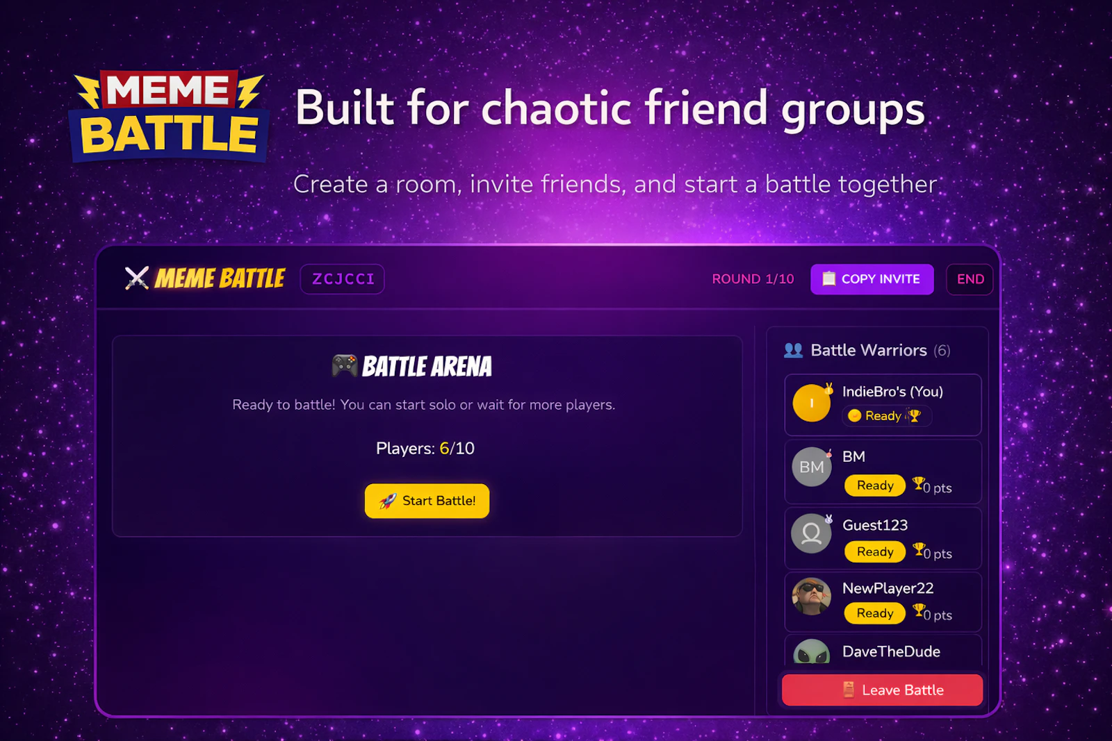 Meme Battle screenshot 4