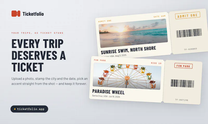 Ticketfolio screenshot 2
