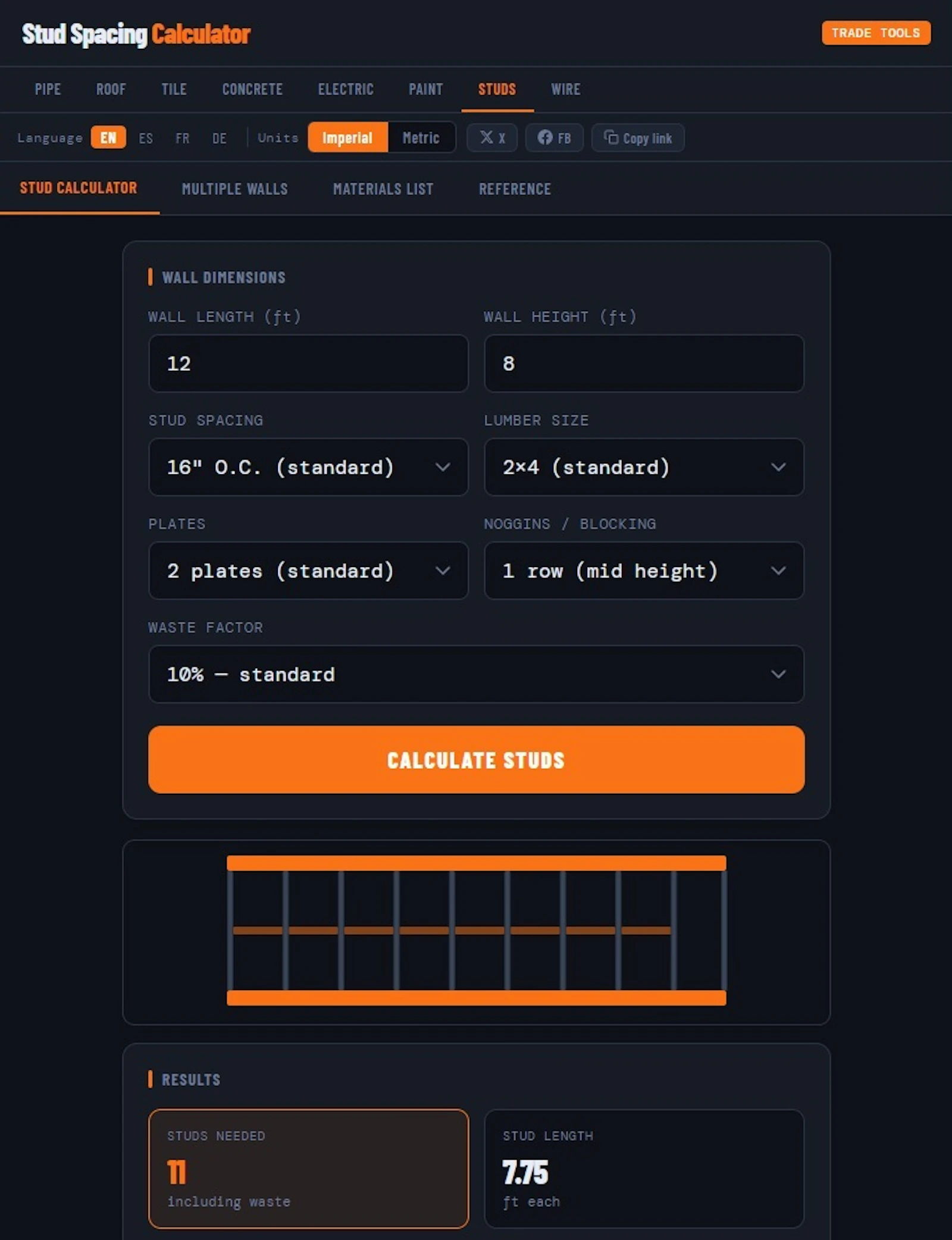 Trade Tools - Free tool for Construction screenshot 2