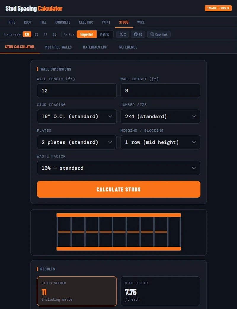 Trade Tools - Free tool for Construction screenshot 2