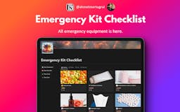 Emergency Kit Checklist media 2