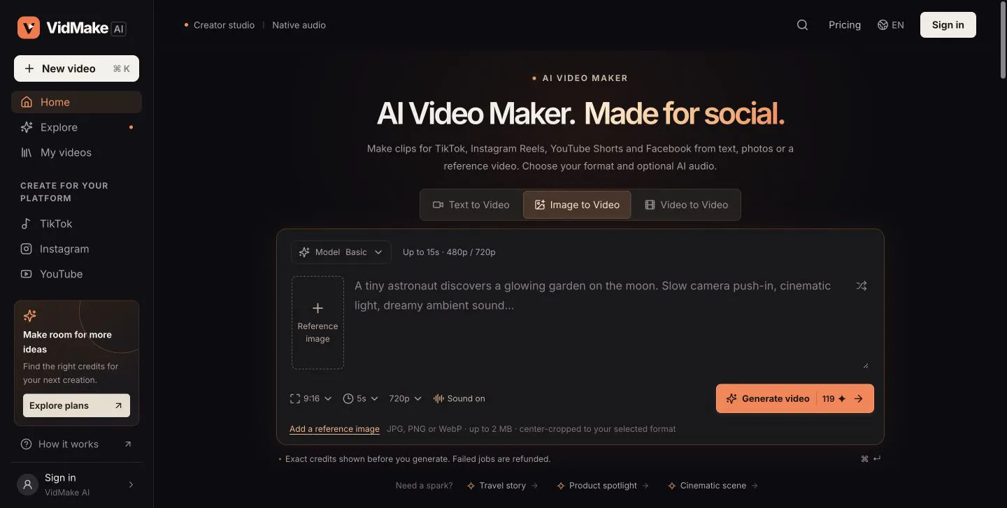 VidMake AI gallery image