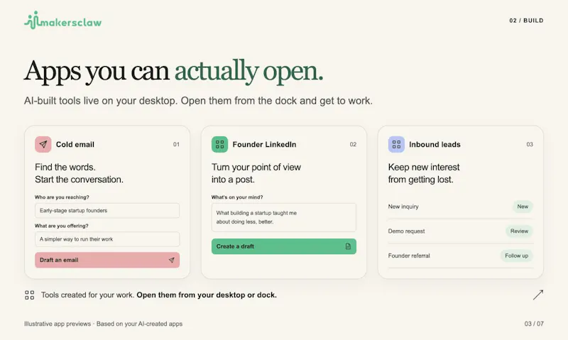 Makersclaw 2.0 screenshot 4