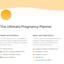 The Ultimate Pregnancy Planner