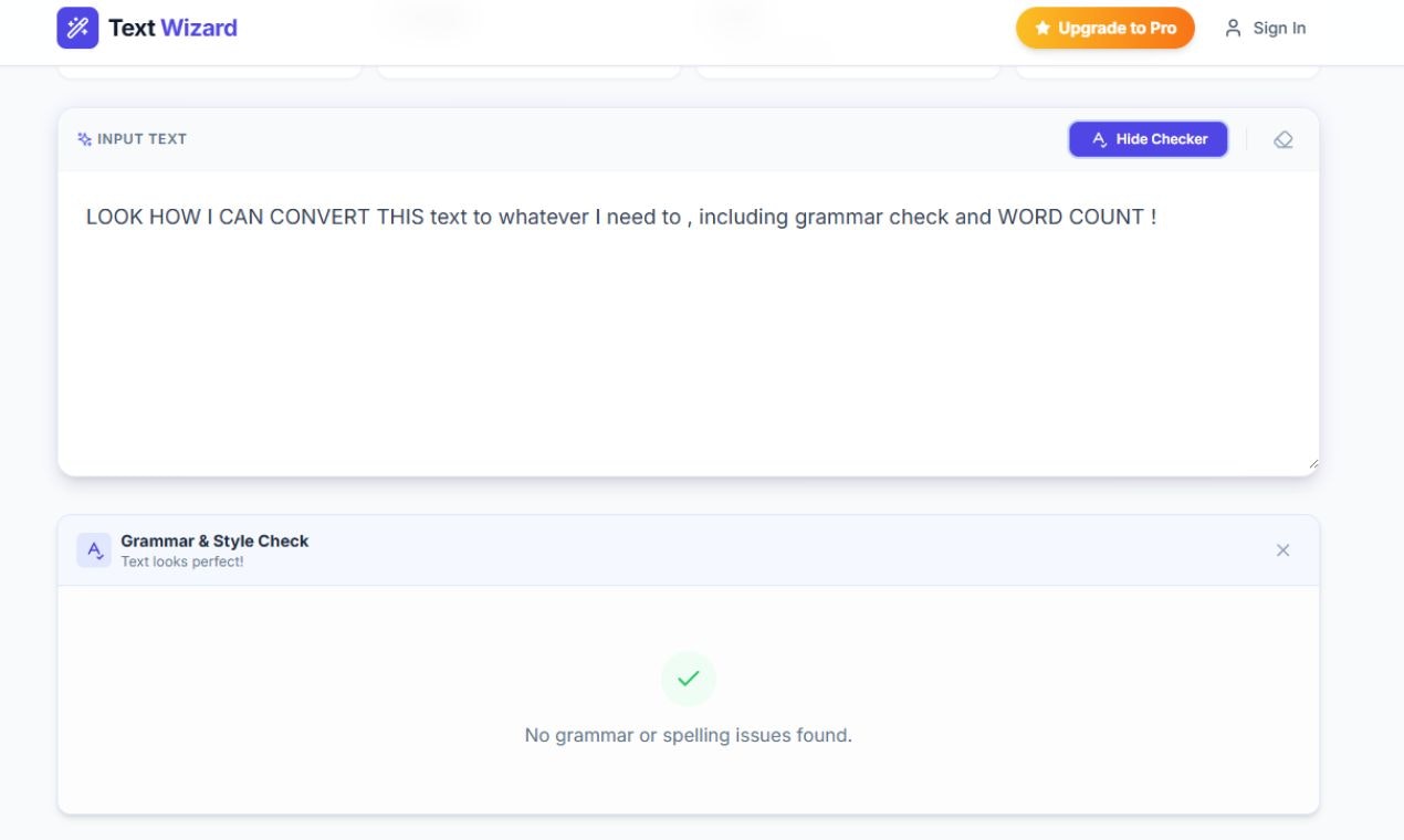 Text Wizard Free Online Case Converter gallery image