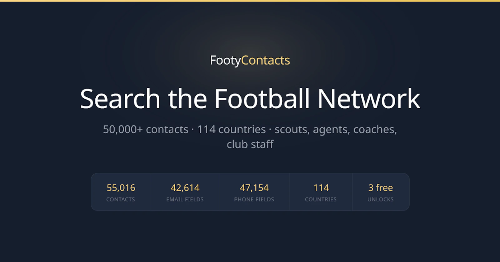Footy Contacts  screenshot 1