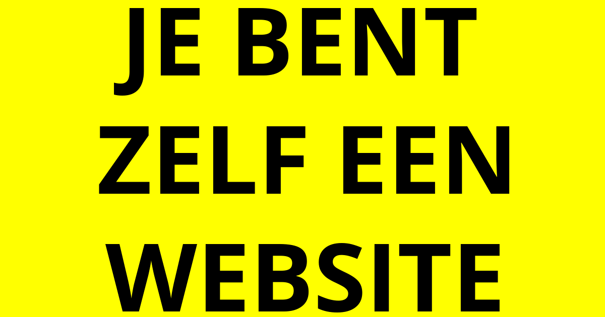 Je Bent Zelf Een gallery image