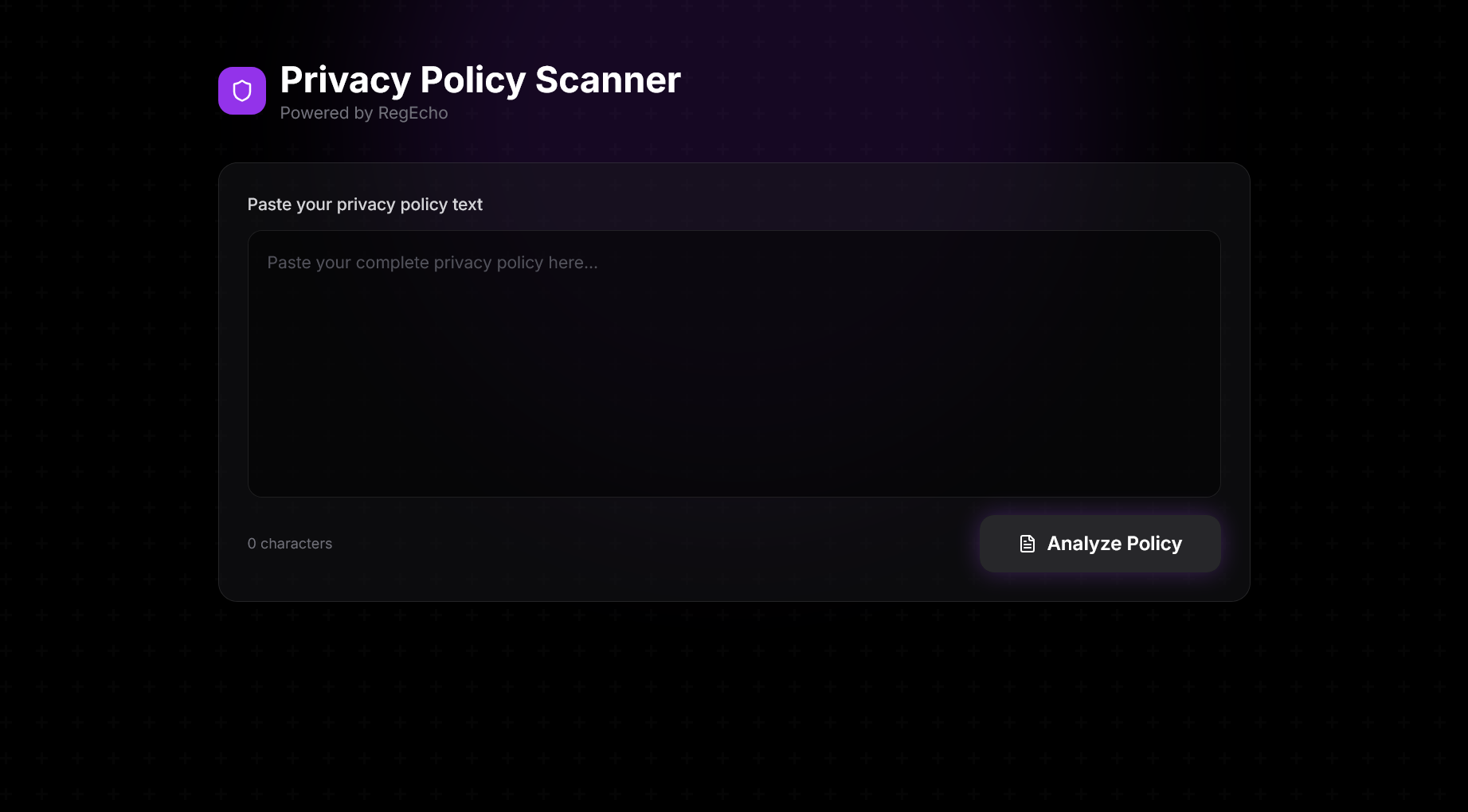 RegEcho - Screenshot 3 showing product features and functionality