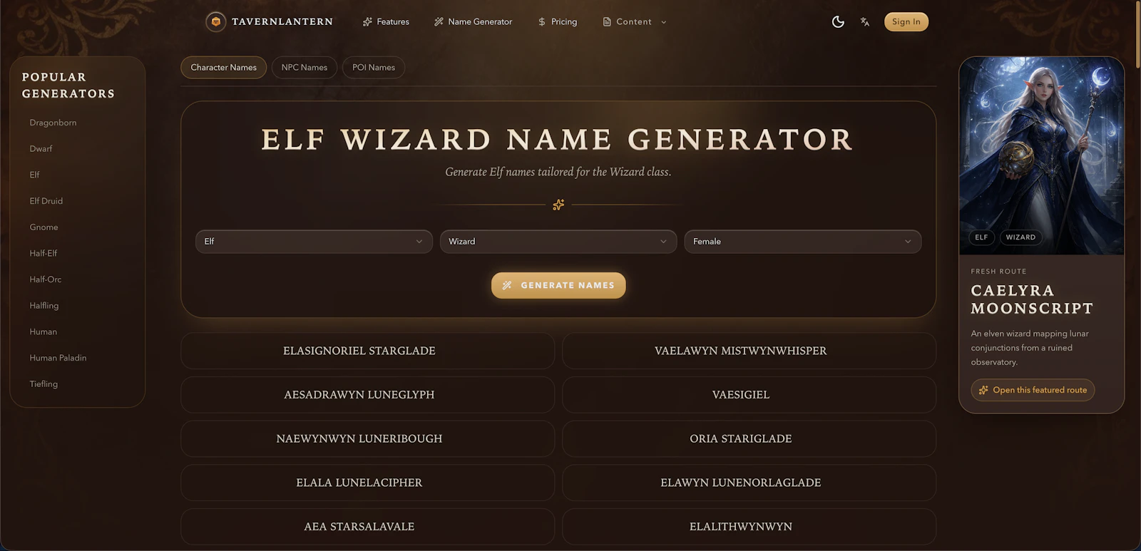 TavernLantern screenshot 2