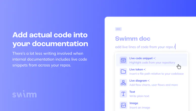Swimm: A documentation tool built for developers | Product Hunt