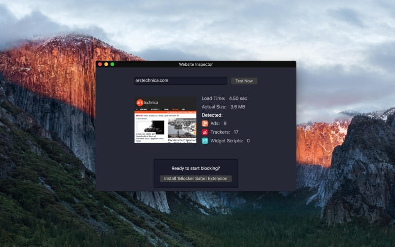 1Blocker for Mac gallery image