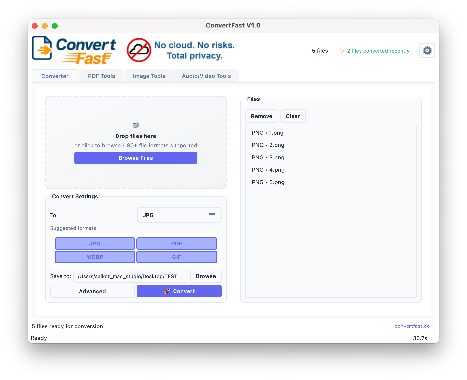 Média Convertir - Le convertisseur de fichiers hors ligne qui respecte votre vie privée 2