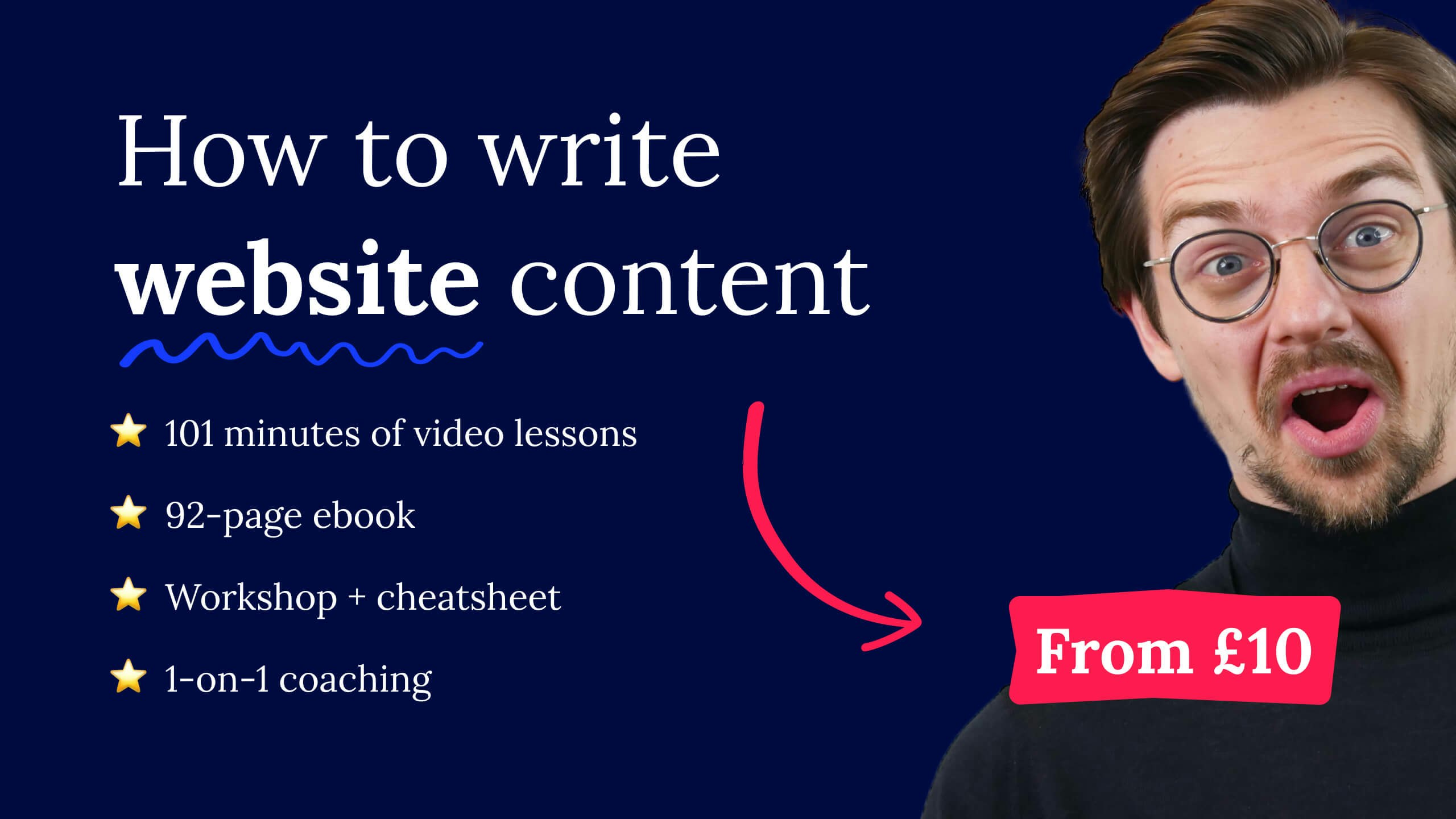 How to write website content gallery image
