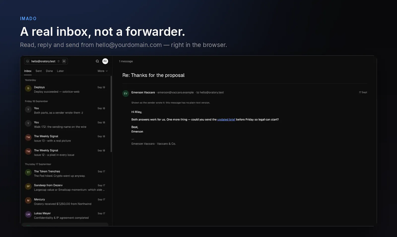 imado screenshot 1