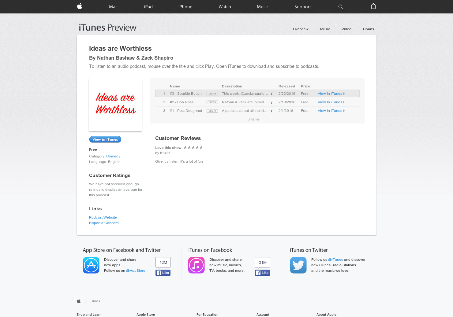 Ideas Are Worthless #3 – Sparkle Button gallery image