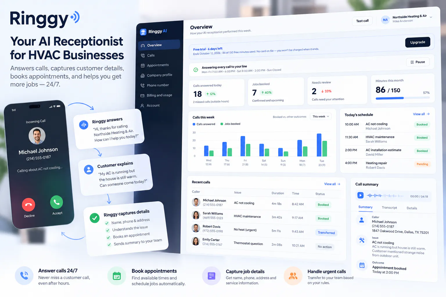 AI Call Receptionist for Home Service gallery image
