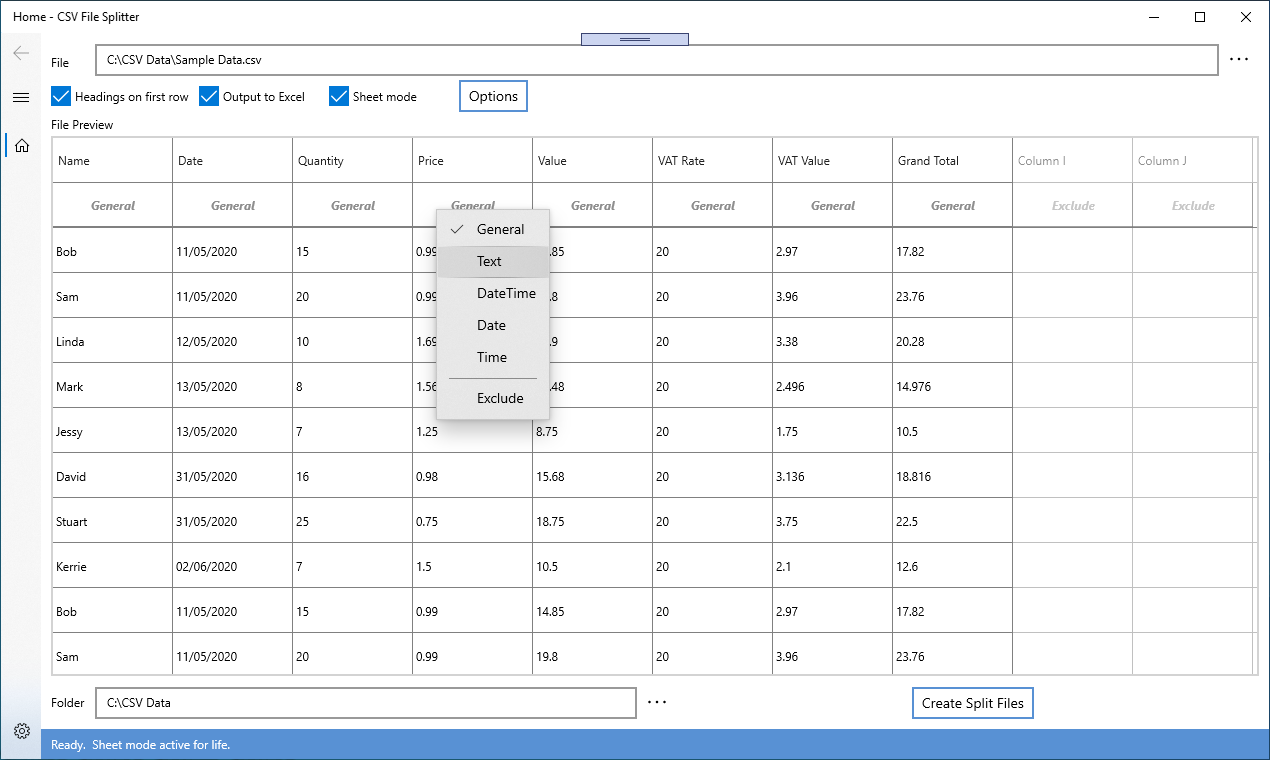 CSV File Splitter gallery image