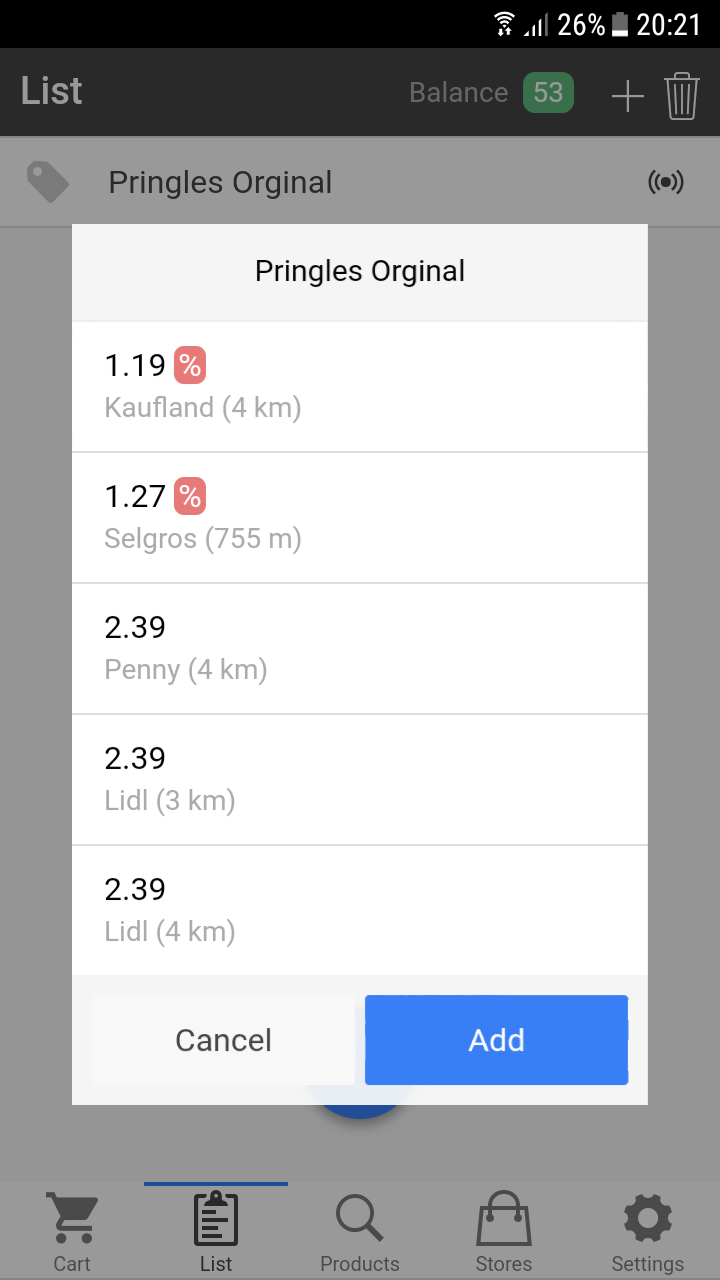 Comparator App - Pricedumper gallery image