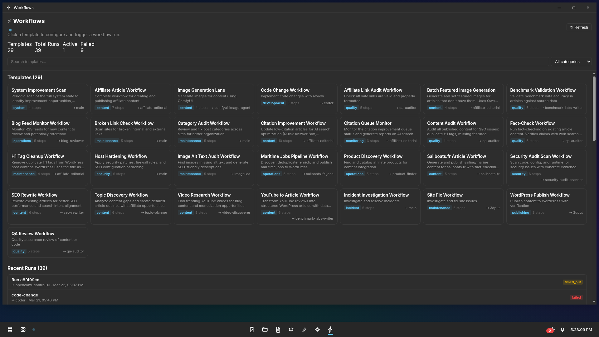 OpenClaw Web Desktop gallery image