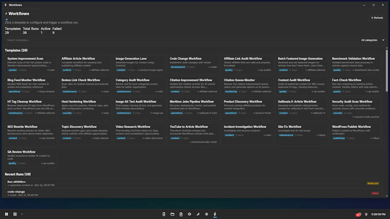 OpenClaw Web Desktop screenshot 2