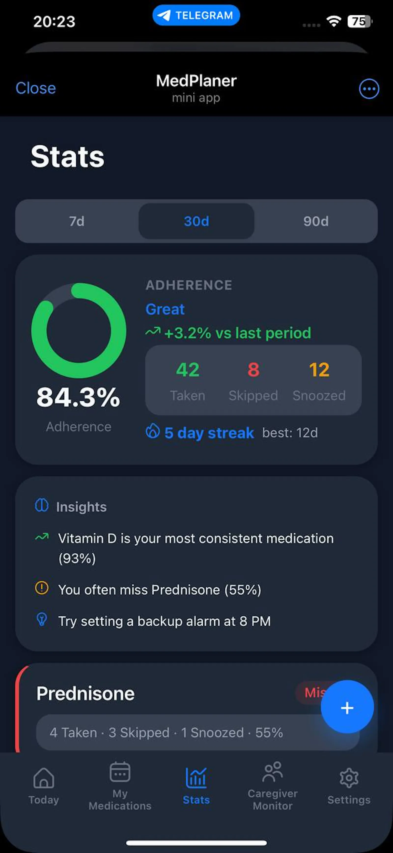 MedPlanner for Telegram screenshot 6