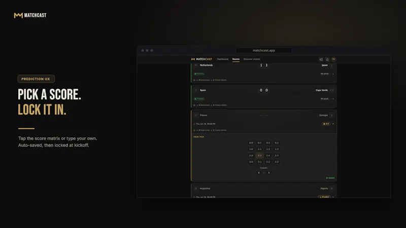 Matchcast screenshot 4