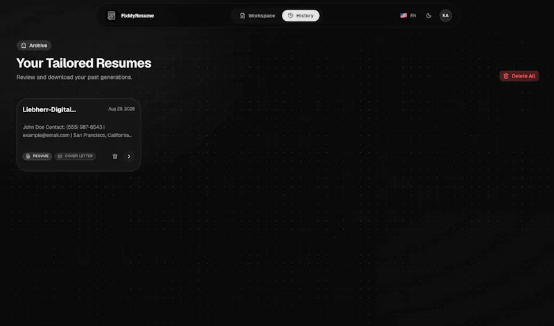 FixMyResume screenshot 5