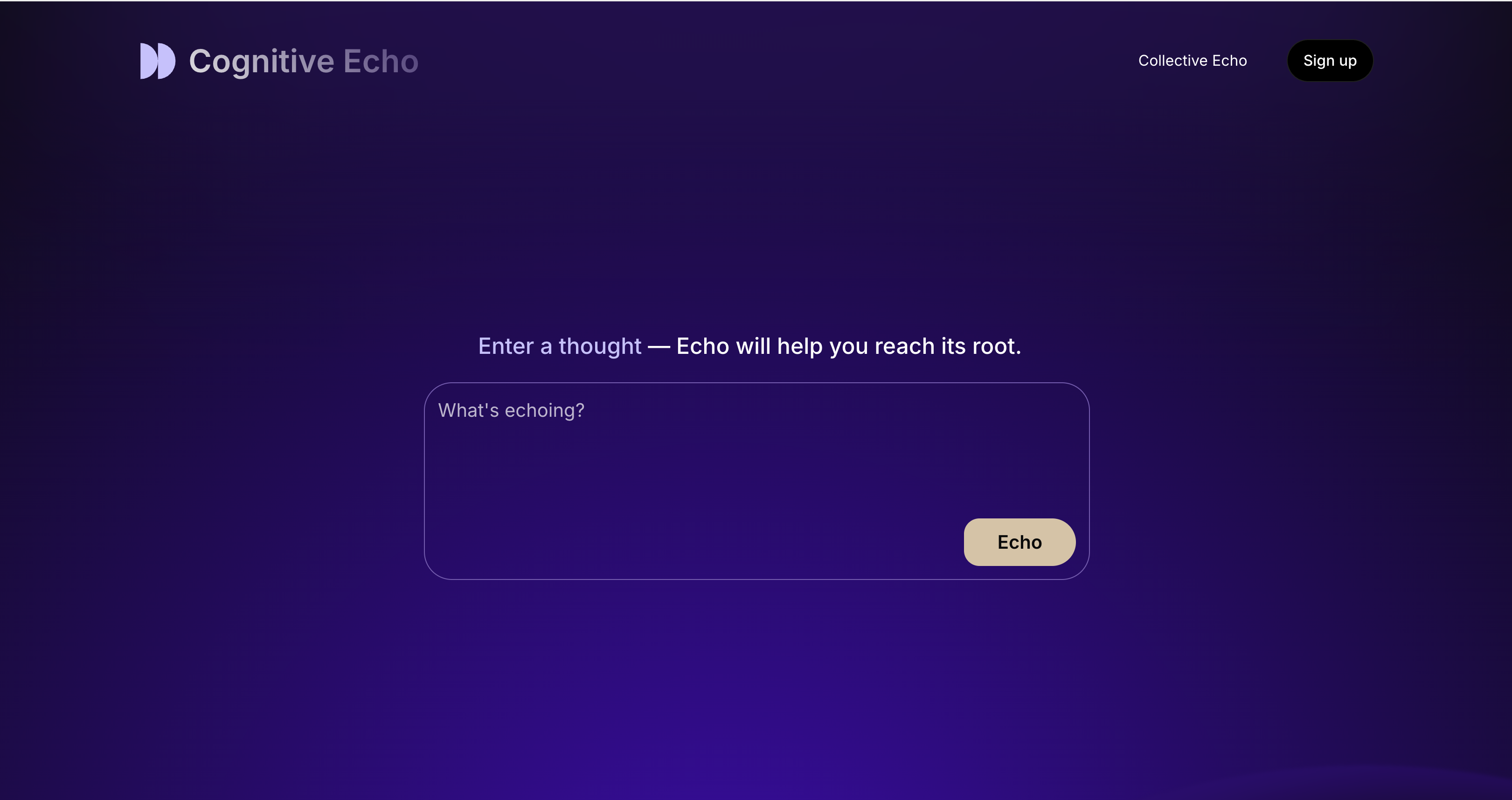 AI that reflects your thoughts back gallery image