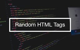 Random HTML Tags media 2
