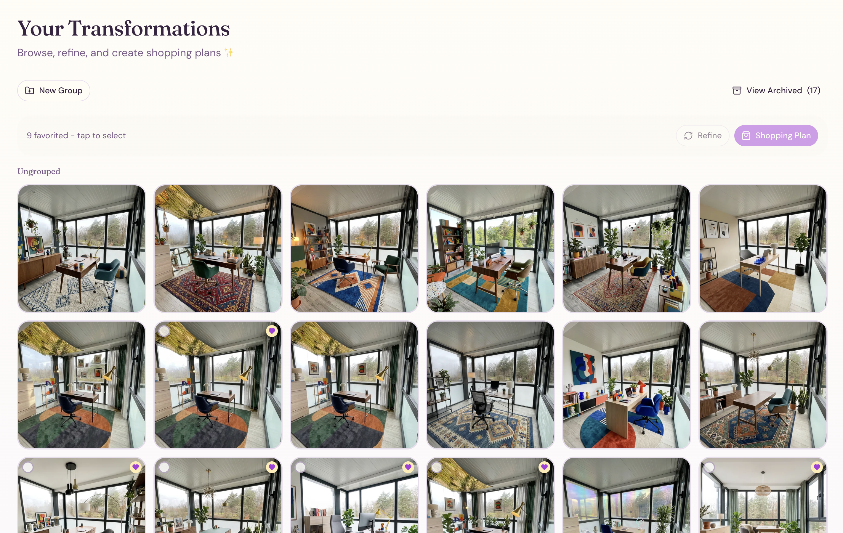 Style My Space - Screenshot 3 showing product features and functionality