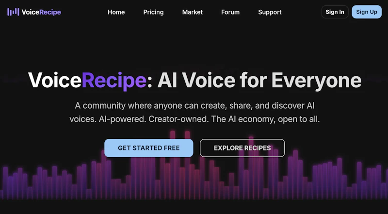 VoiceRecipe screenshot 1